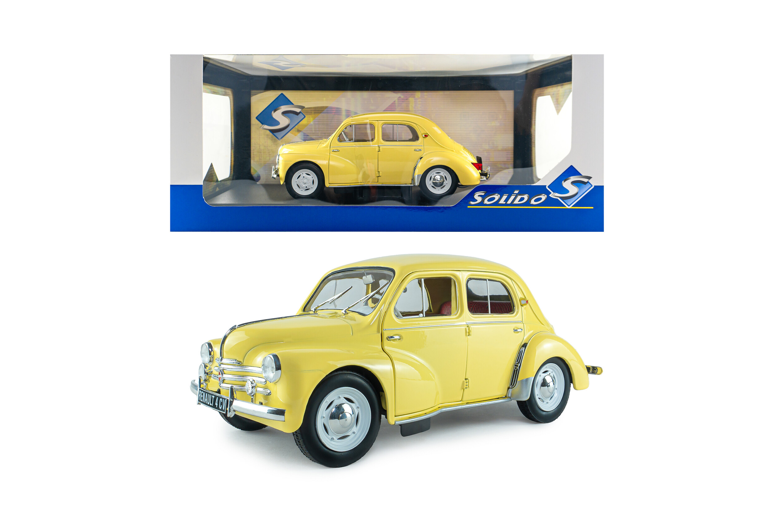 Renault 4CV 1961 beige 1:18 Solido