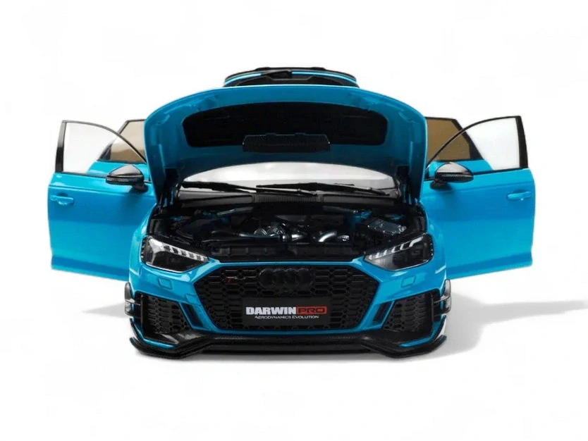 Audi A4 RS4 Darwin Pro B9 Avant SW Station Wagon 2020 blue metallic 1:18 NZG