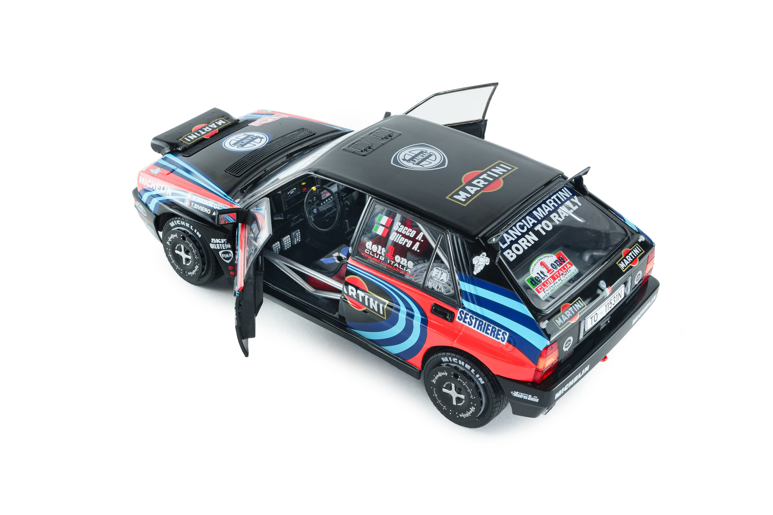 Lancia Delta HF Integrale Tribute To Biasion A.Sacco Rallye Monte Carlo 1990 1:18 Solido