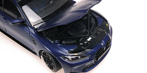 BMW M3 2024 matt blue metallic 1:18 Minichamps