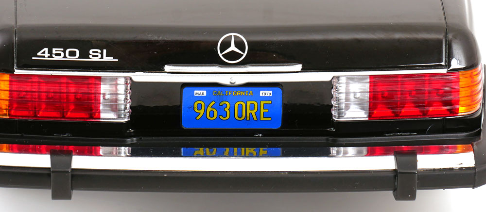 Mercedes-Benz 450SL R107 USA 1979 *American Giggolo* black 1:12 KK Scale