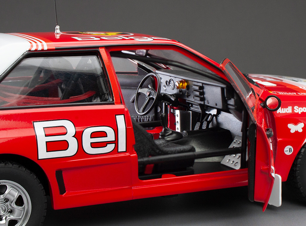 Audi Quattro A1 #3 M.Duez/W.Lux Winner Lotto Haspengouw Rally 1983 1:18 Sun Star