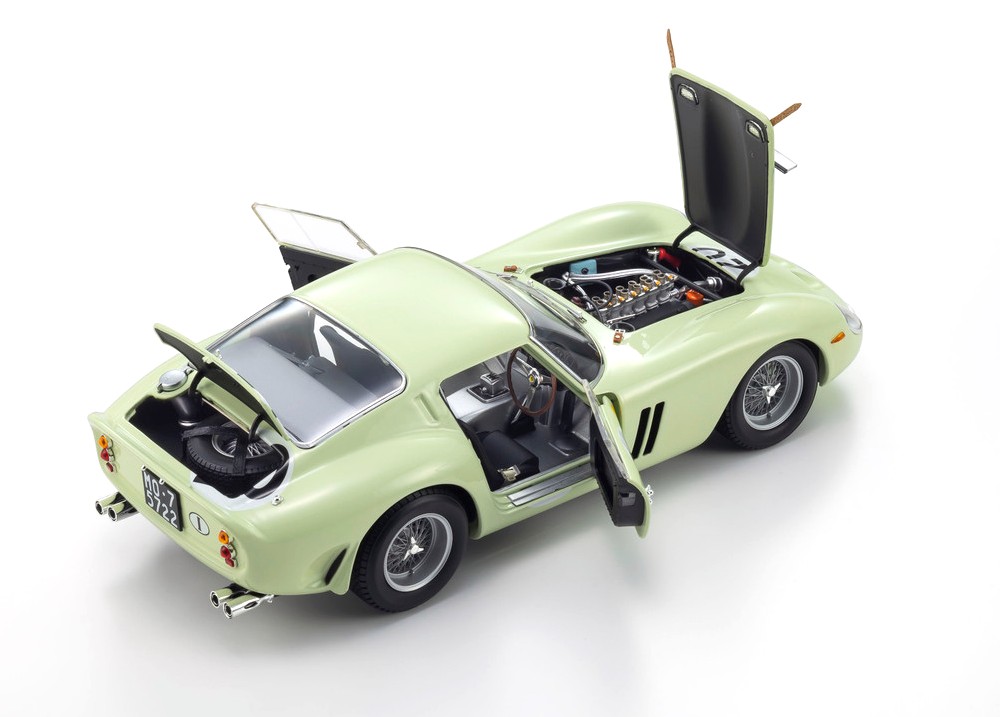Ferrari 250 GTO 3.0L V12 Coupe Team U.D.T. Laystall Racing #20 Ireland/Gregory 24H Le Mans 1962 1:18 Kyosho