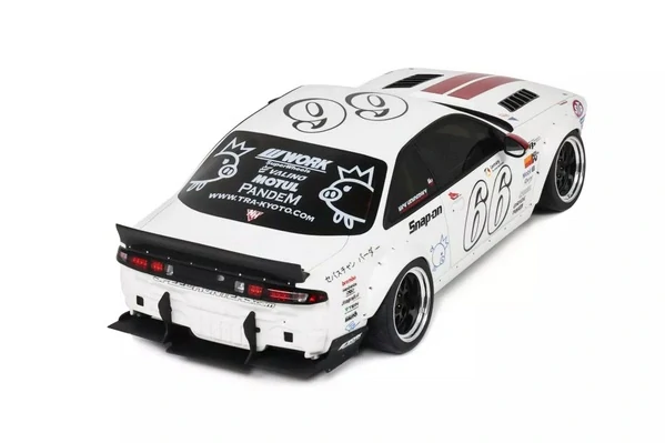 Nissan Silvia S14 Boss Rocket Bunny 2024 white 1:18 OttOmobile