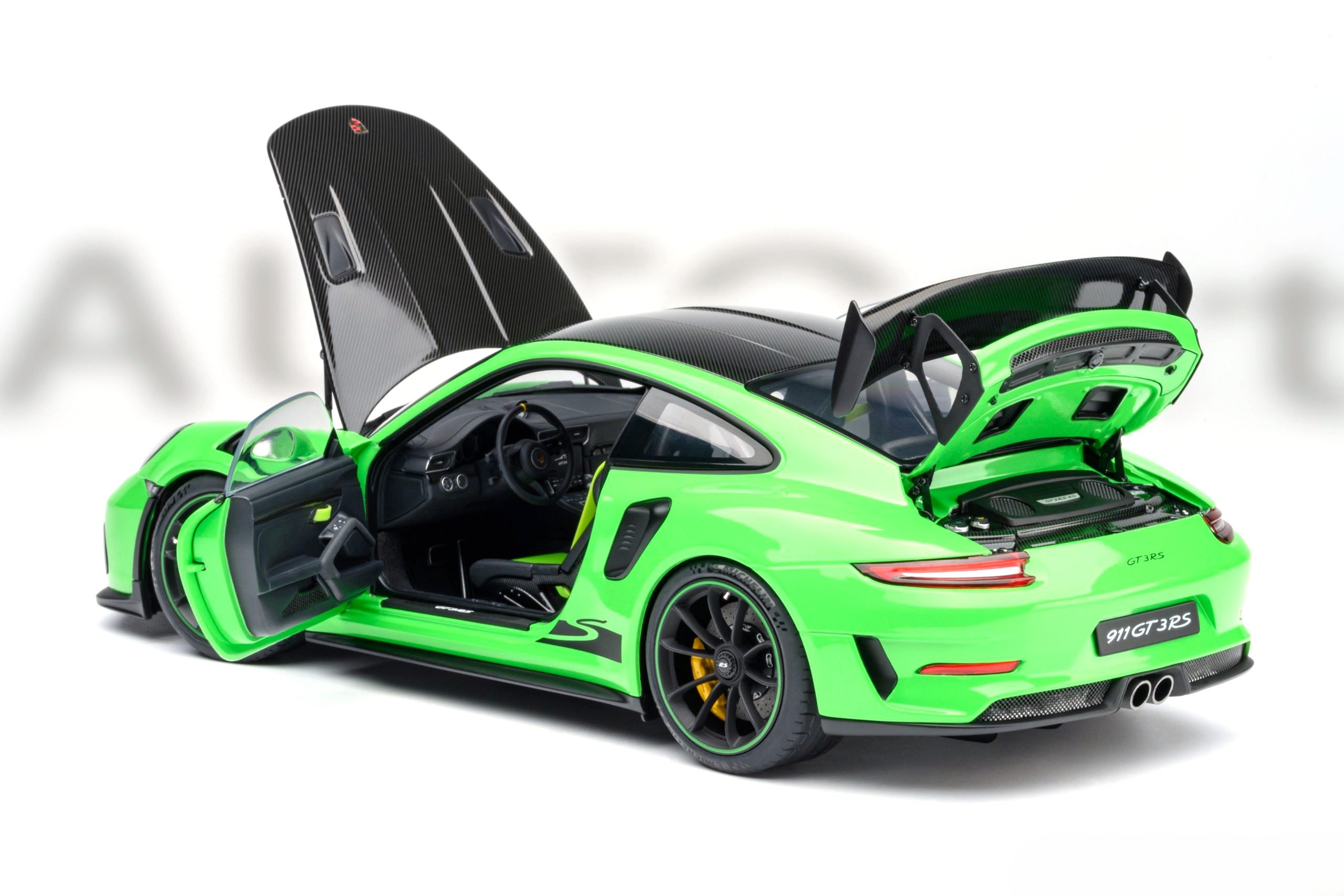 Porsche 911 GT3RS 2017 Weissach Package lizard green 1:18 AUTOart