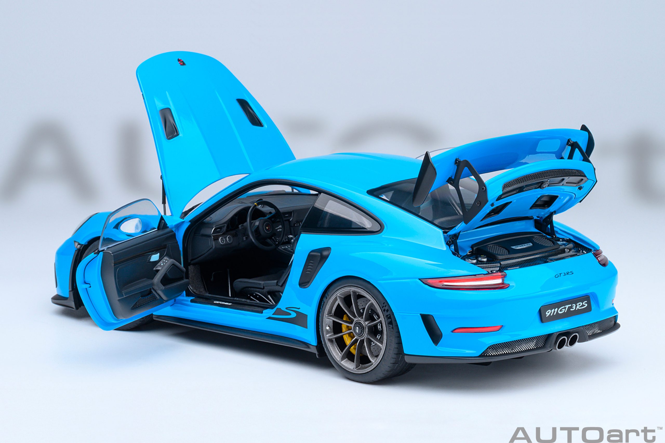 Porsche 911 911-2 GT3RS Coupe 2017 riviera blue 1:18 AUTOart