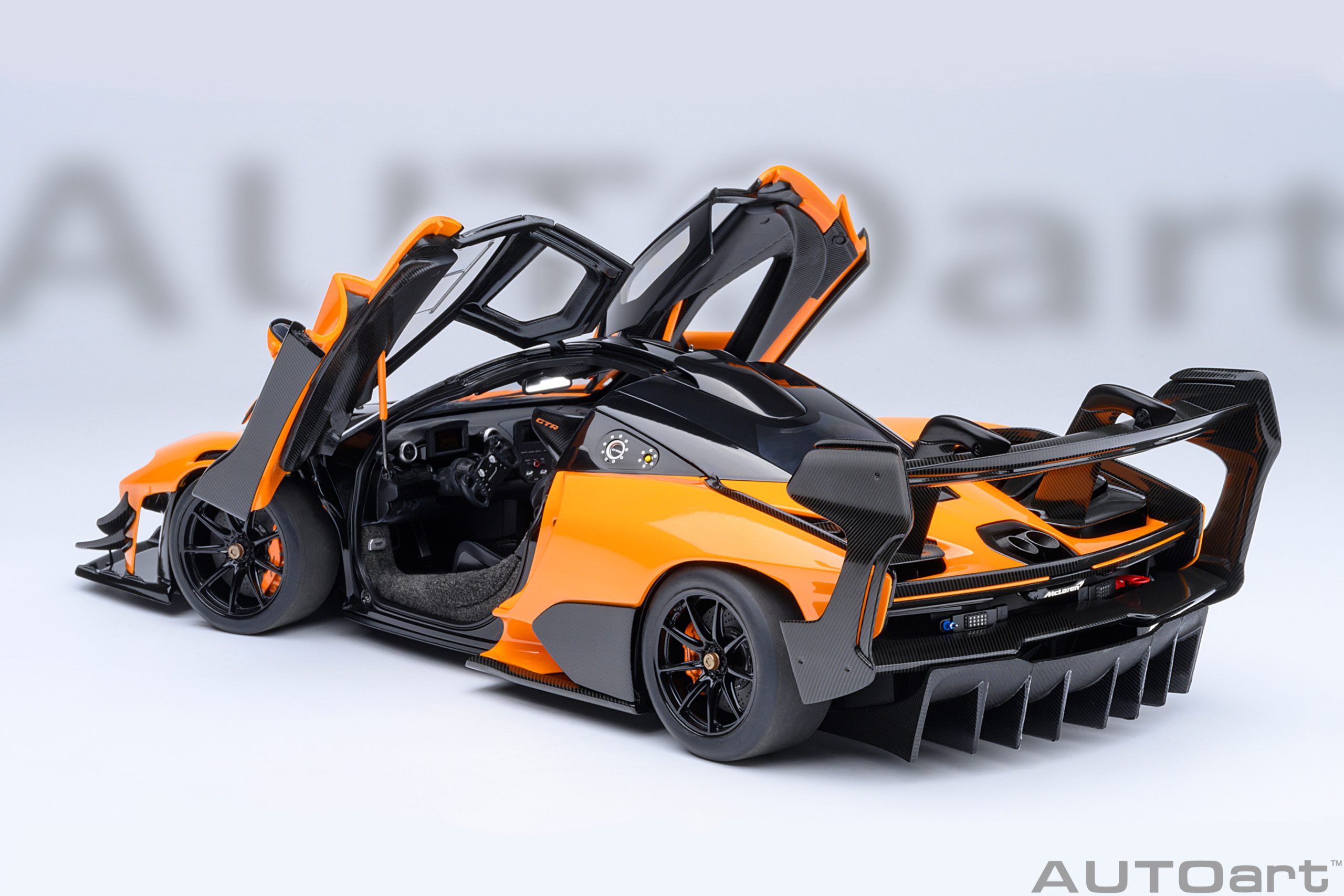 McLaren Senna GTR 2021 orange 1:18 AUTOart
