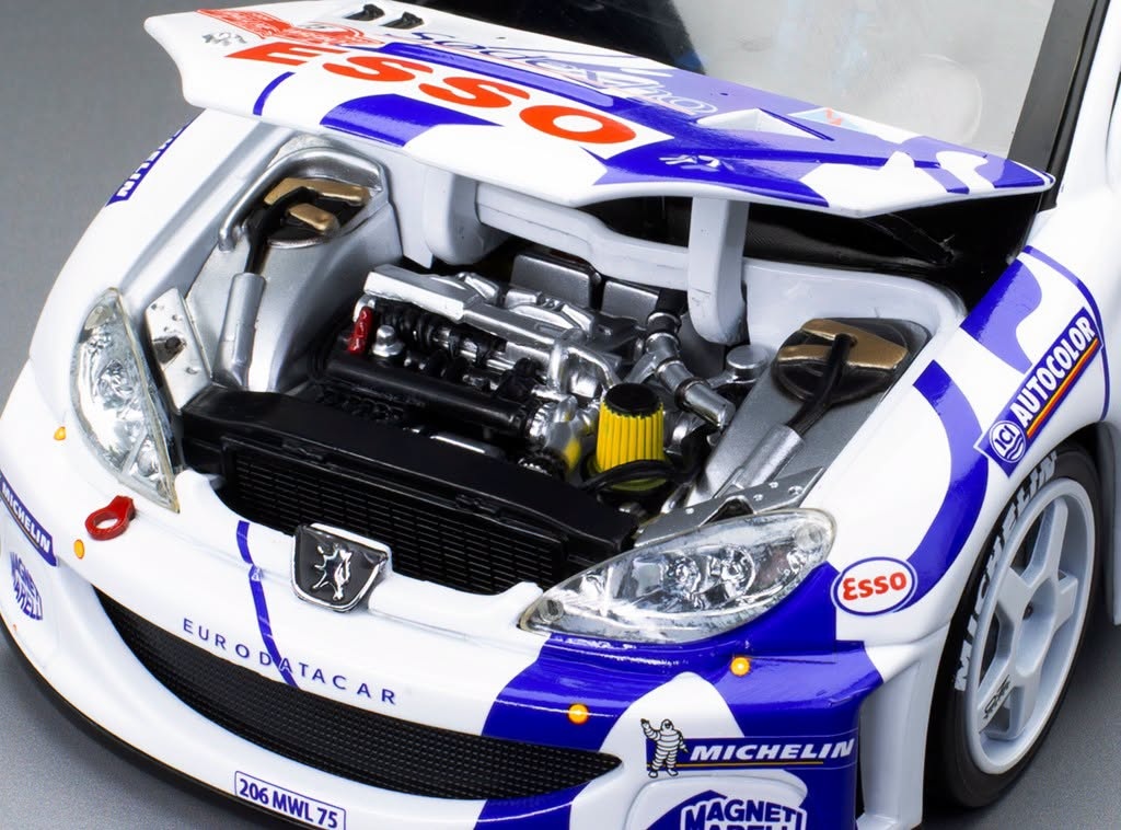 Peugeot 206 WRC #15 G.Panizzi/H.Panizzi Rally San Remo 1999 1:18 Sun Star