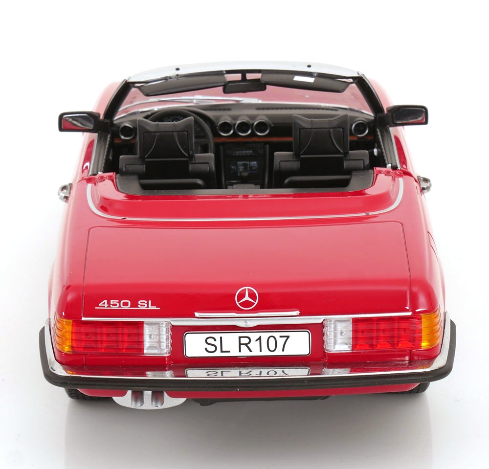 Mercedes-Benz 450SL R107 Europe 1985 red 1:12 KK Scale