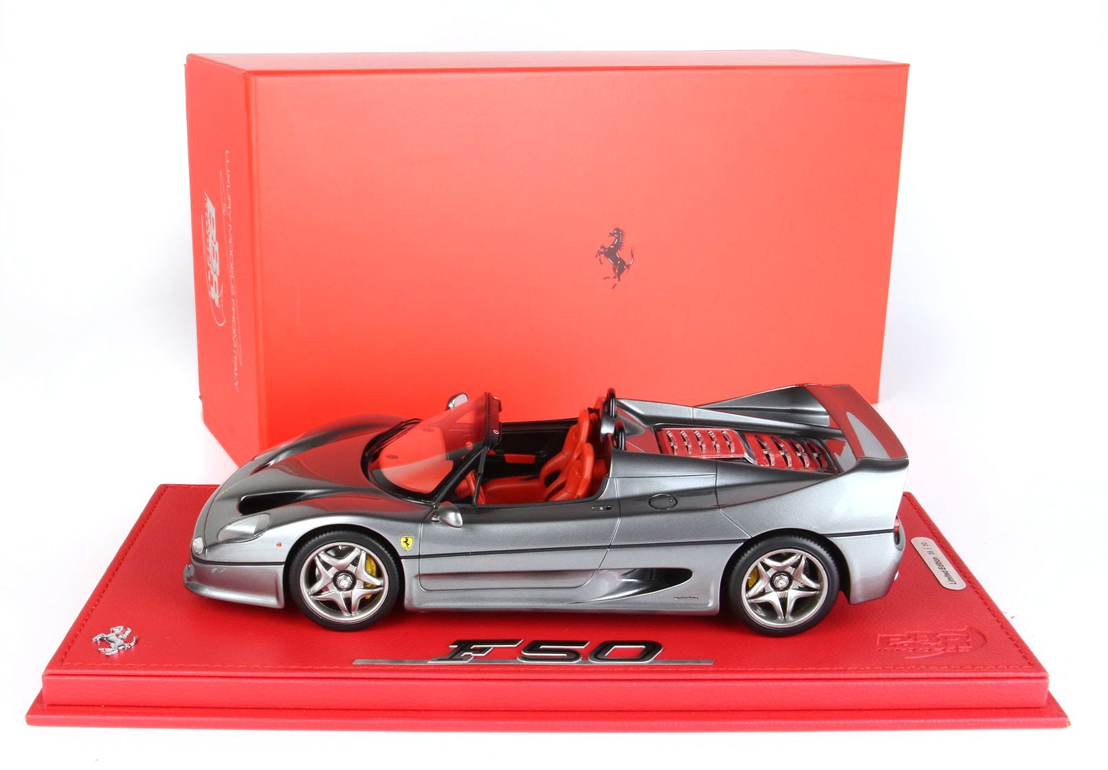 Ferrari F50 Spider Metallic iron grey 1:18 B.B.R.
