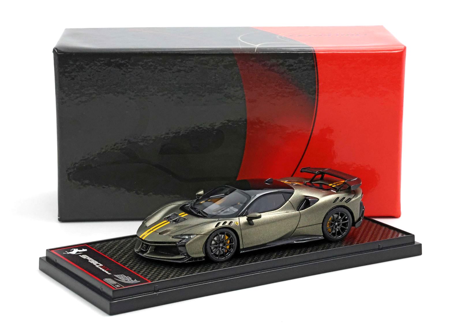 Ferrari SF90 XX Stradale Verde Masoni matt 1:43 B.B.R.