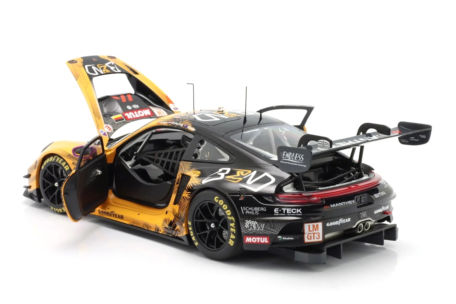 Porsche 911 GT3 R Manthey EMA #91 Lietz/Schuring/Shahin Sieger LMGTE 24H Le Mans 2024 1:18 Minichamps