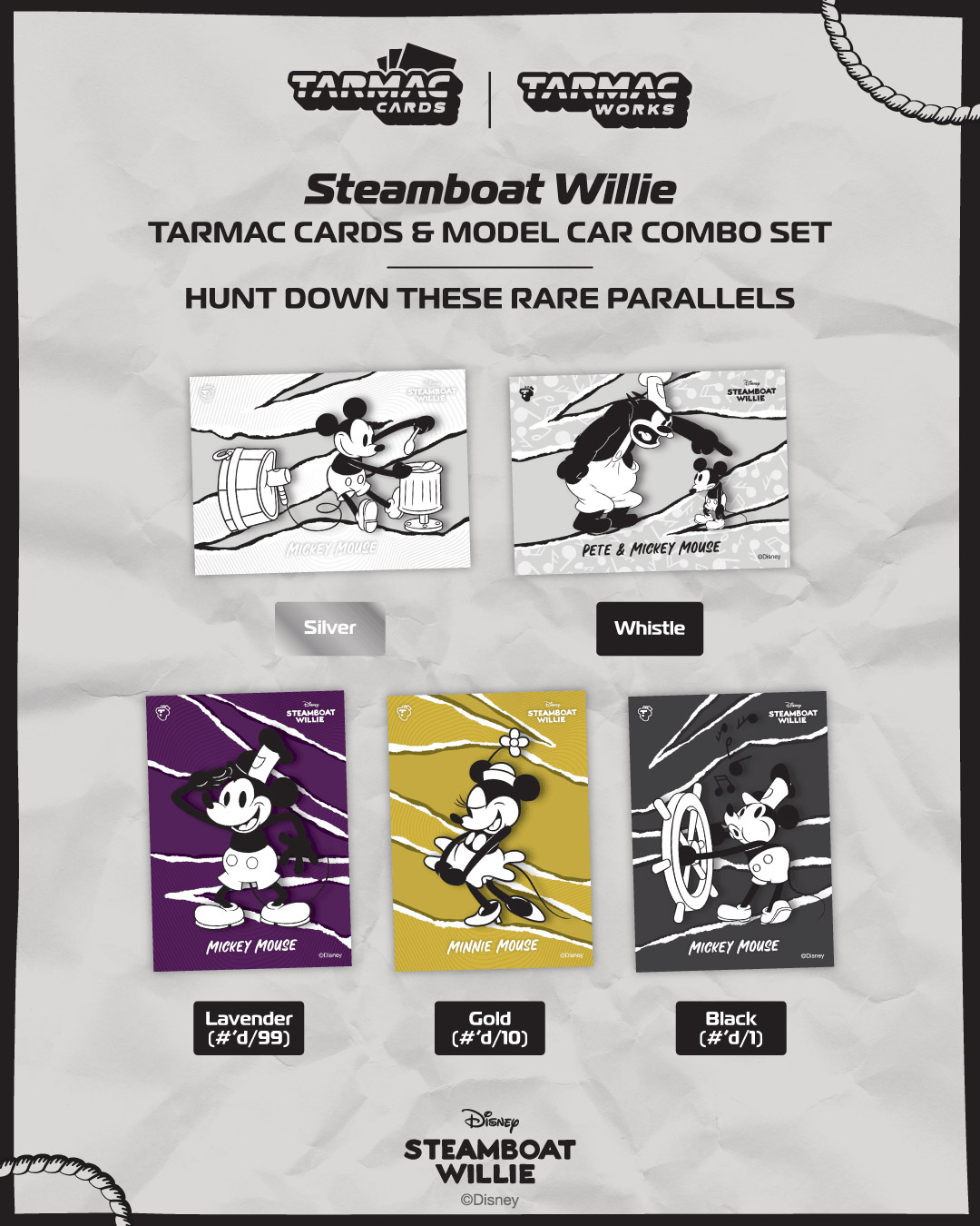 Toyota Sprinter Trueno AE86 Widebody by Jon Sibal *Mickey & Friends Steamboat Willie* white/black 1:64 Tarmac