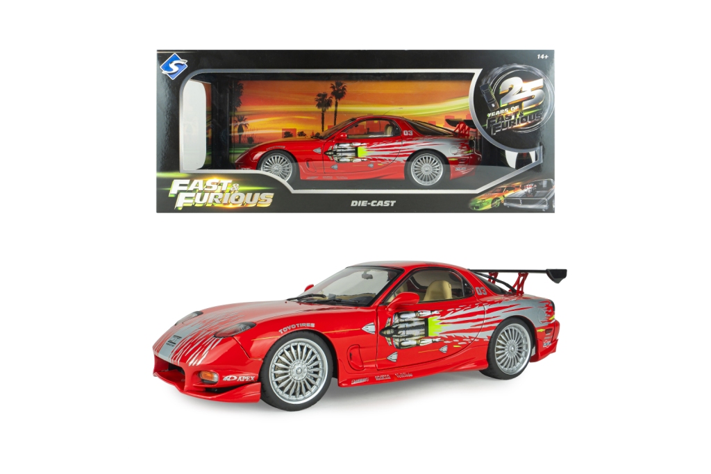 Mazda RX7 FD3RS Fast & Furious 1 Dom 1:18 Solido