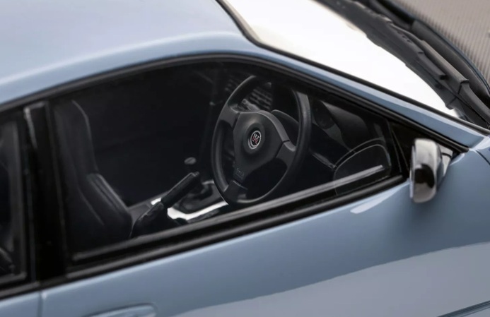 Nissan Skyline GT-R BNR34 with Body Kit 2025 stealth grey 1:18 OttOmobile