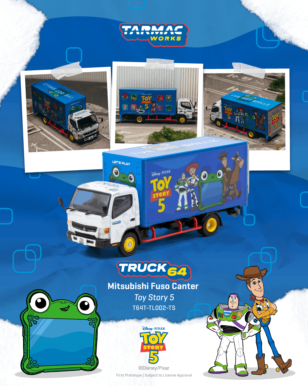Mitsubishi Fuso Canter *Toy Story 5* 1:64 Tarmac