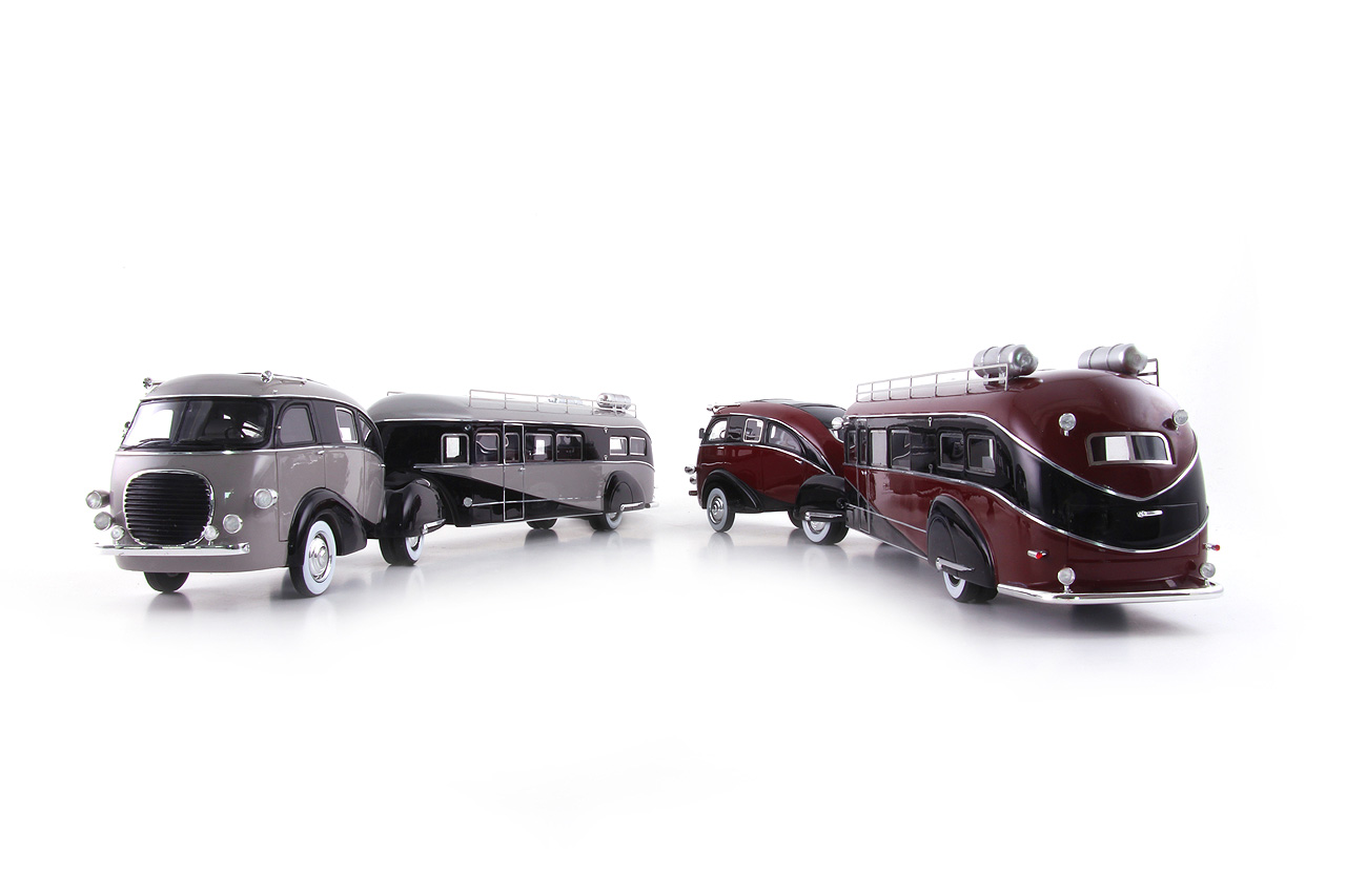 Zephir Land Yacht 1936 grey/black 1:43 AutoCult