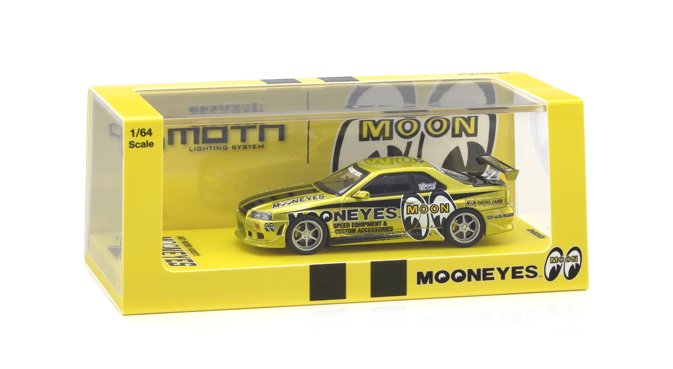 Nissan Skyline GT-R (R34) *Mooneyes 1* 2026 With Led 1:64 Kyosho