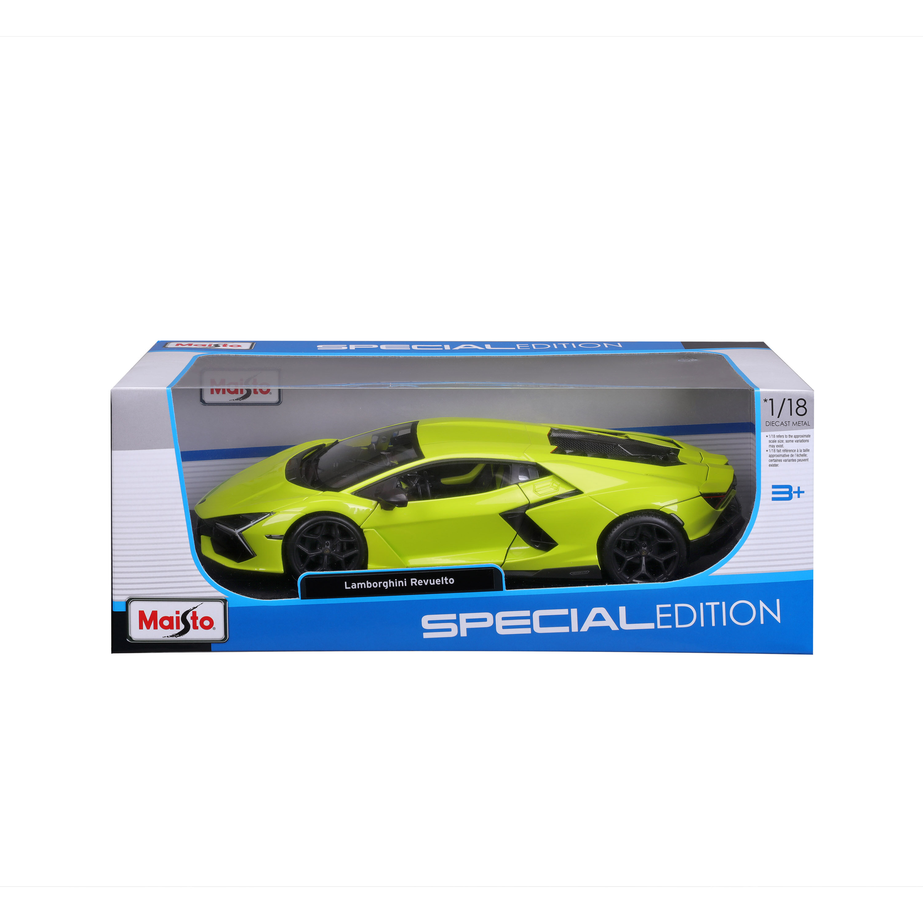 Lamborghini Revuelto Hybrid 2023 green 1:18 Maisto