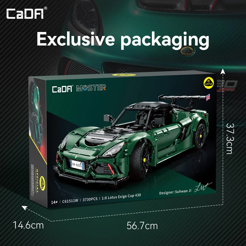 Lotus Exige Cup 430 green 1:8 CaDA
