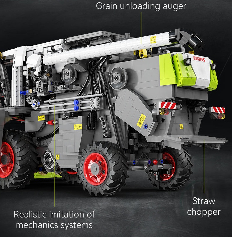 Class Dominator Mietitrebbia 370 green/red 1:17 CaDA