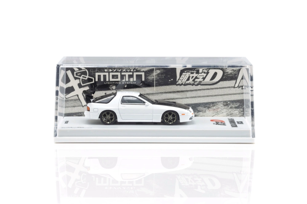 Mazda Savanna RX-7 (FD) *Initial D* 1995 With Led white/black 1:64 Kyosho