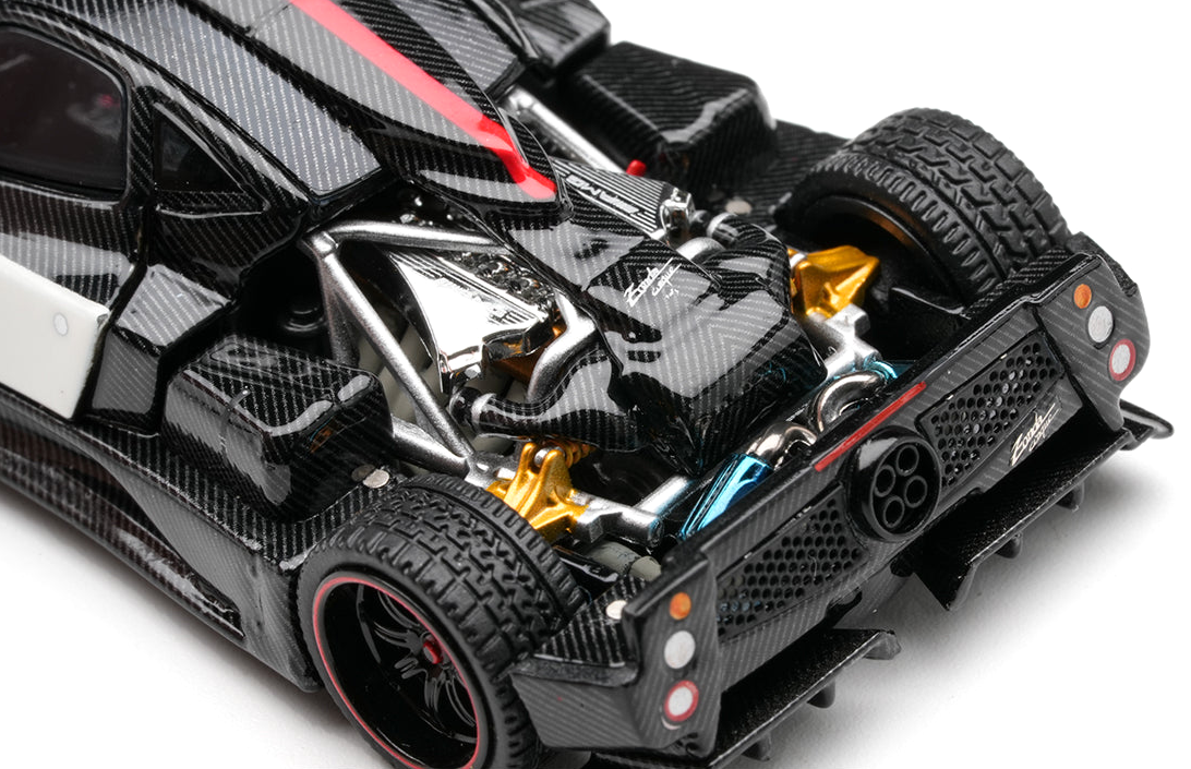 Pagani Zonda Cinque Coupe 2009 bianco benny 1:64 Almost Real