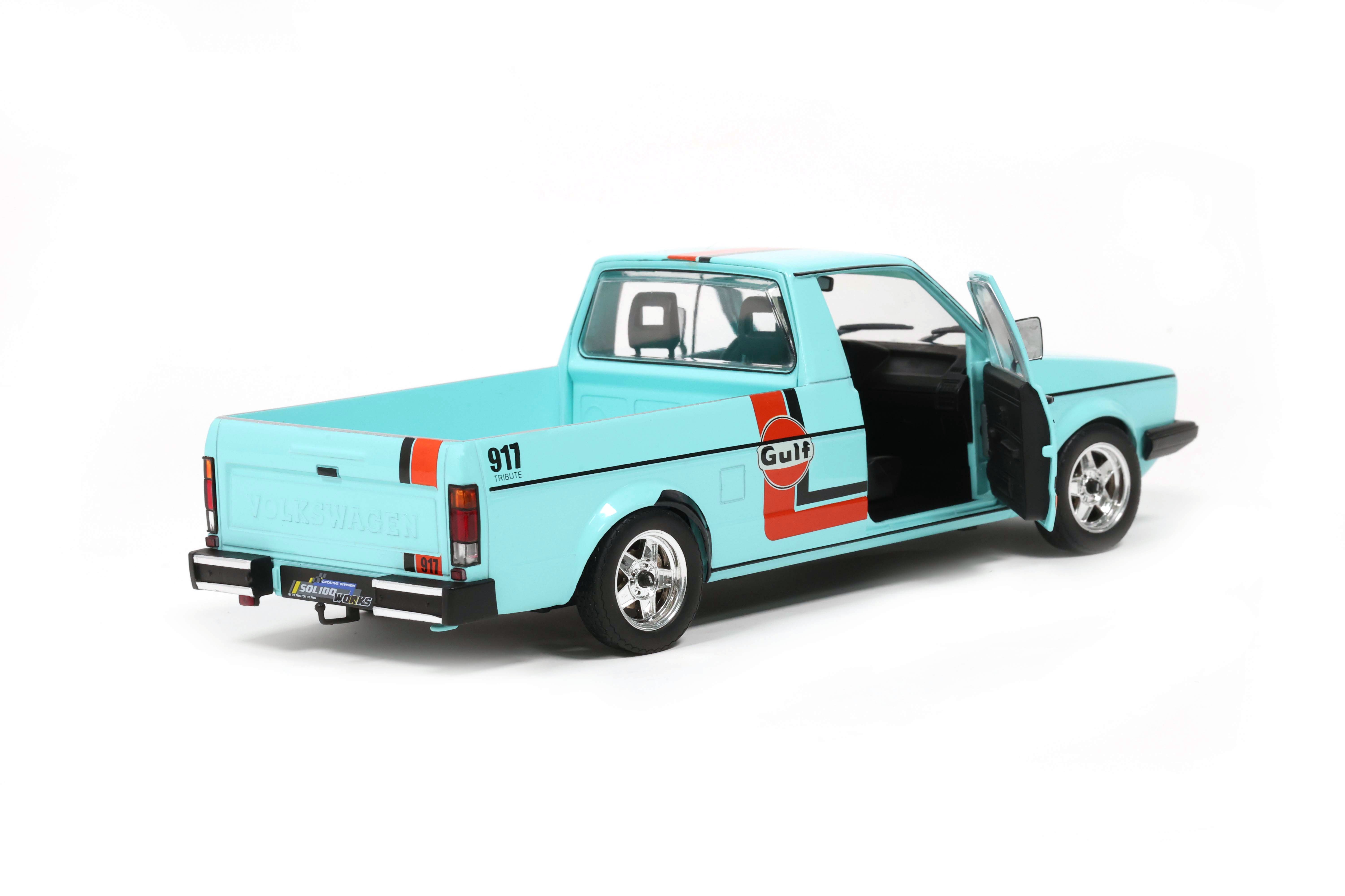 Volkswagen Caddy MK.1 1982 Oil Service 1982 blue 1:18 Solido