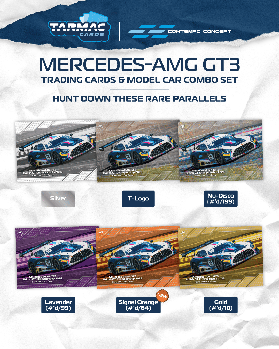 Mercedes-AMG GT3 2 Seas Motorsport #18 K.Tse/B.Green/Ch.Lulham British GT Championship 2026 1:64 Tarmac