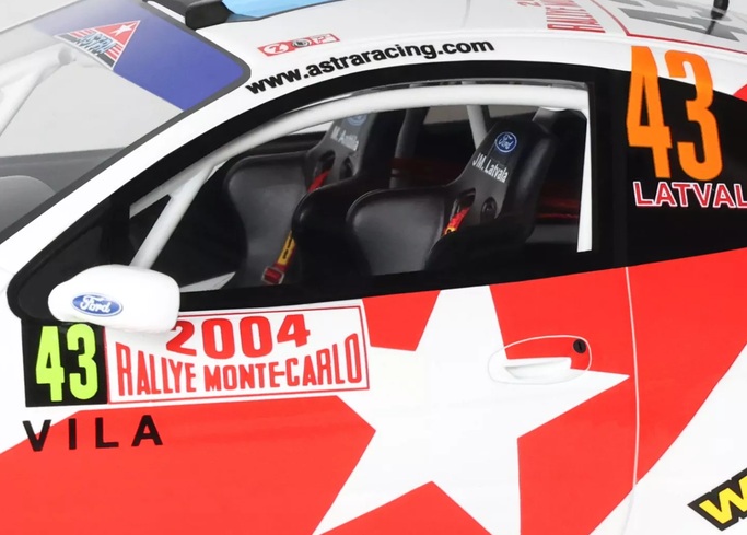 Ford Puma Super 1600 #43 M.Latvala Rallye Monte Carlo 2004 1:18 OttOmobile