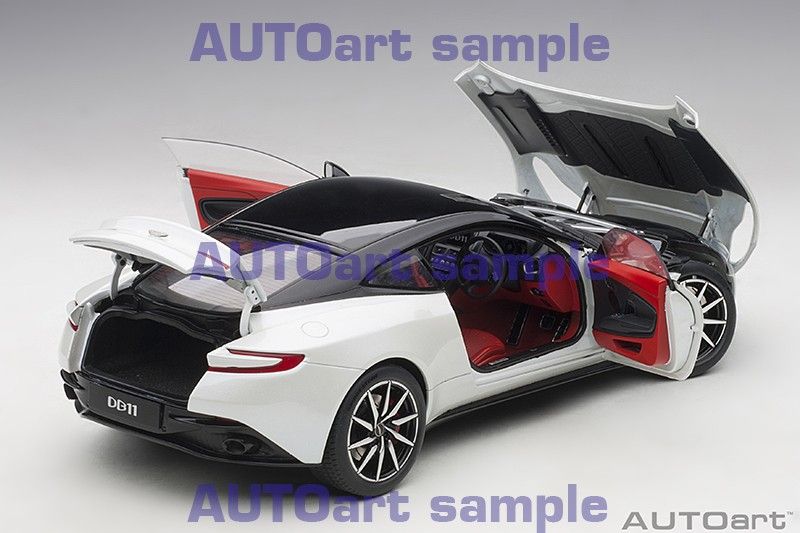 Aston Martin DB11 Coupe 2017 morning frost white 1:18 AUTOart