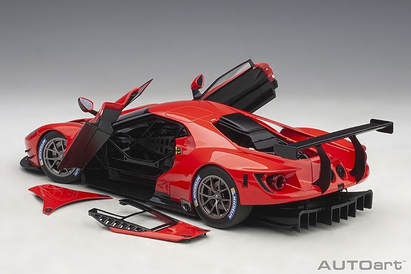 Ford USA GT Le Mans Plain Body Version 2019 red 1:18 AUTOart