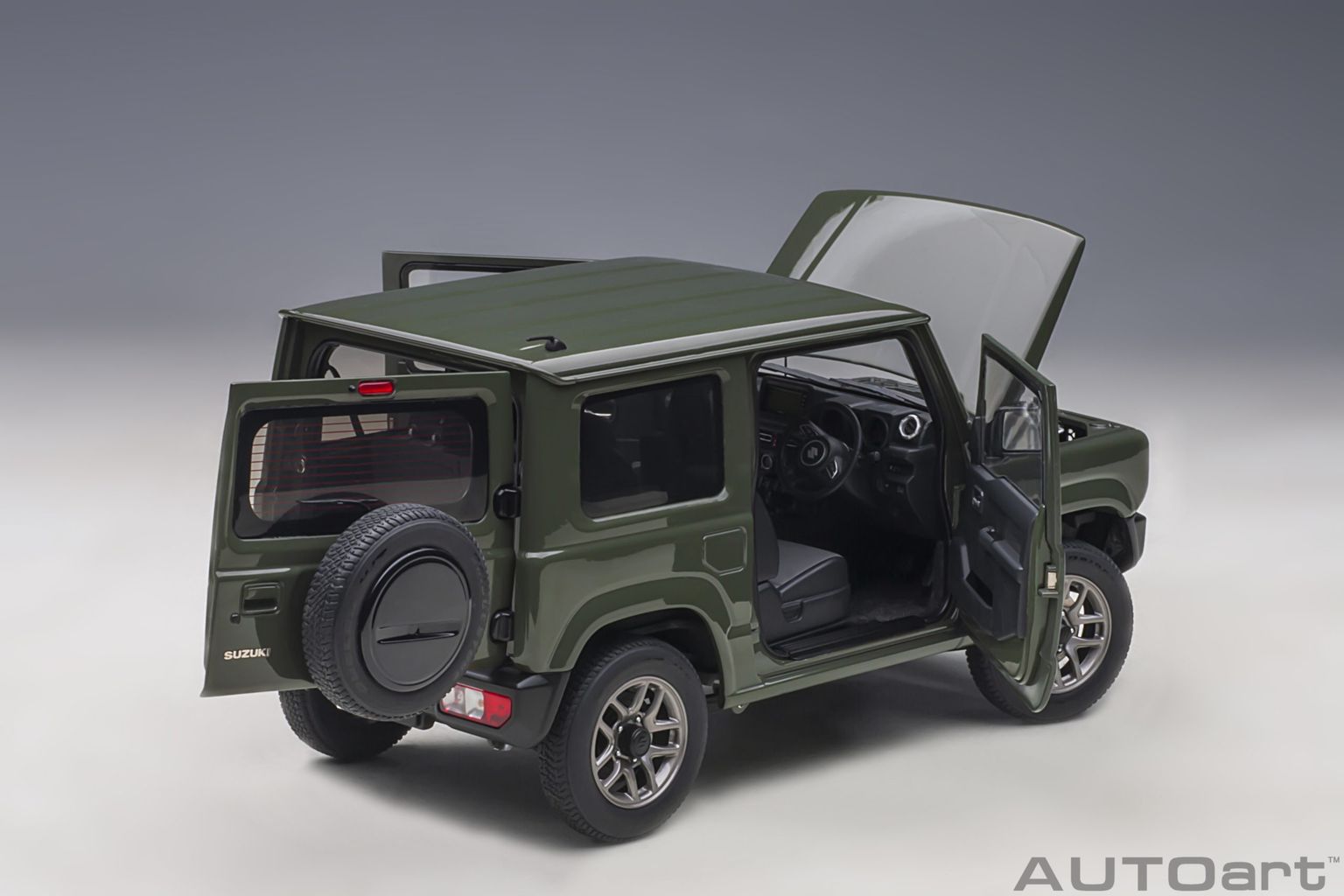 Suzuki Jimny JB64 RHD 2018 jungle green 1:18 AUTOart