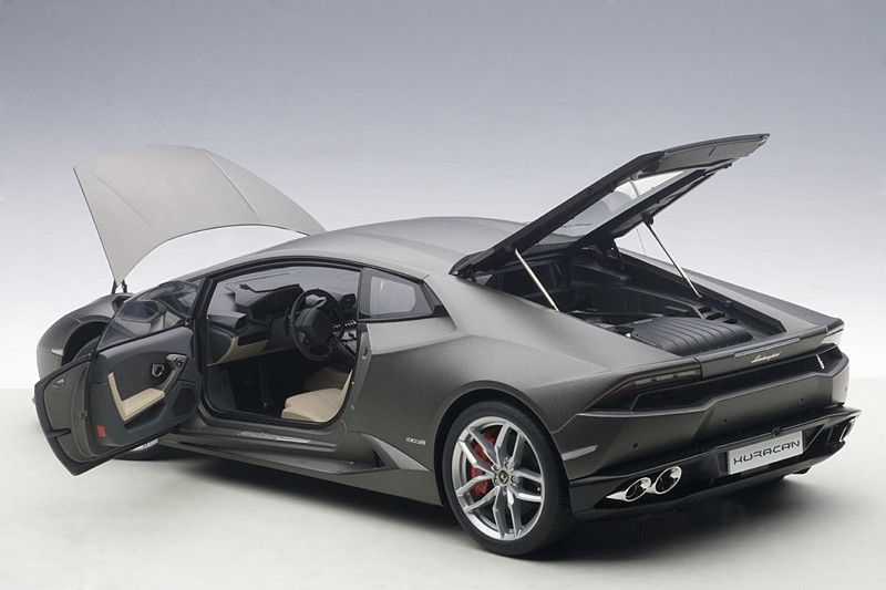 Lamborghini Huracán LP610-4 2014 matt grey 1:12 AUTOArt