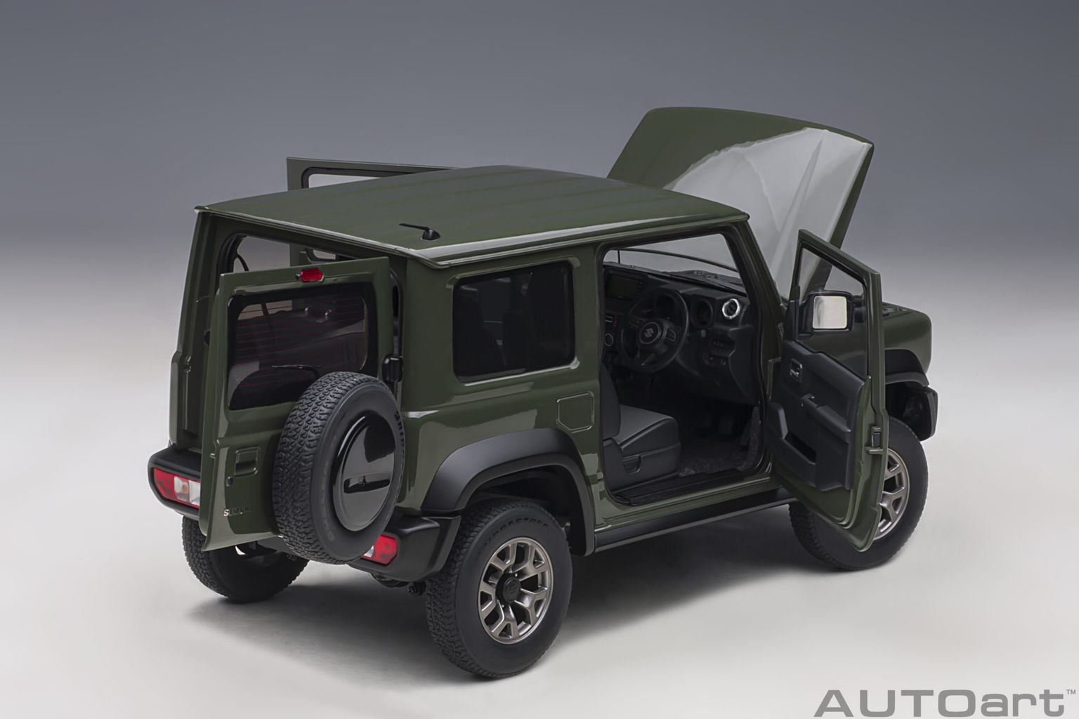 Suzuki Jimny SIERRA 2018 jungle green 1:18 AUTOart