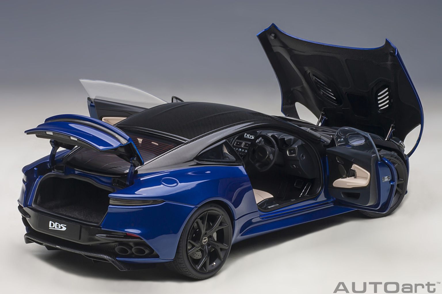 Aston Martin DBS Superleggera 2019 zaffre blue 1:18 AUTOart