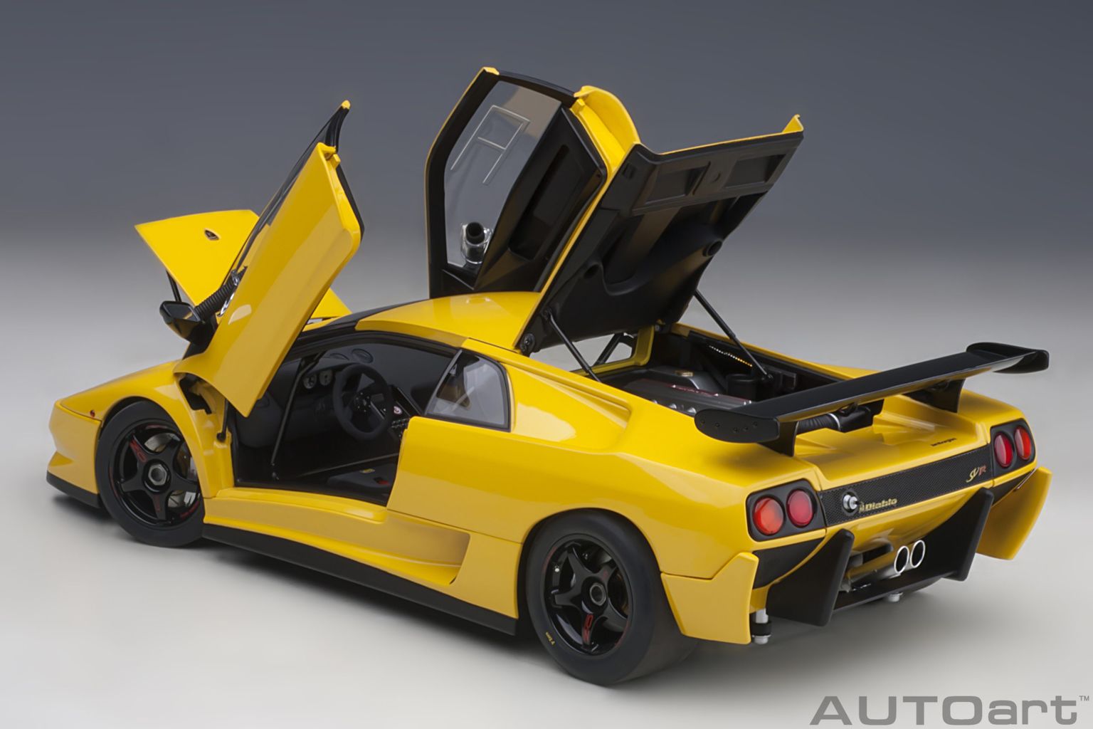 Lamborghini Diablo SV R 1996 superfly yellow 1:18 AUTOart