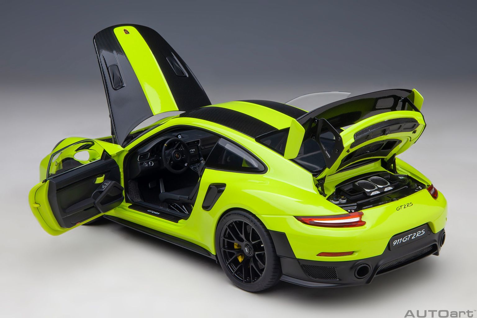 Porsche 911 991.2 GT2RS 2017 Wiessach Package acid green 1:18 AUTOart