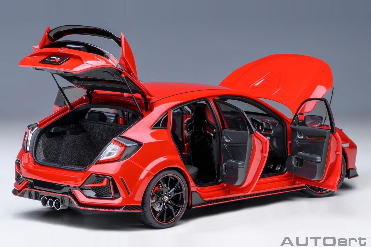 Honda Civic Type R FK8 2021 flame red 1:18 AUTOart