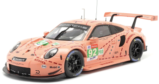 Porsche 911 (991) RSR #92 Class Winner LMGTE 24h LeMans 2018 Pink Pig 1:18 Ixo Models
