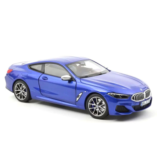 BMW M850i 2019 blue metallic 1:18 Norev
