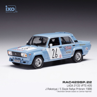 Lada 2105 VFTS #26 Rakottyai/Slavik Rally Pribram 1986 1:43 Ixo Models