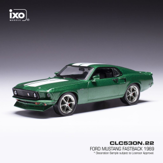 Ford Mustang Fastback 1969 green metallic 1:43 Ixo Models