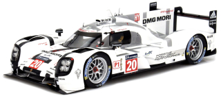 Porsche 919 Hybrid #20 Bernhard/Webber/Hartley 24h LeMans 2014 1:43 Ixo Models