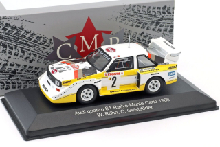 Audi Quattro Sport #2 Röhrl/Geistdörfer 4th Rally Monte Carlo 1986 1:43 CMR