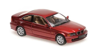 BMW 3er Coupe (E46) 1999 red metallic 1:43 Minichamps