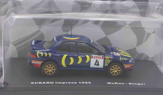 Altaya 1/43 Subaru Impreza 1995 - #4 McRae/Ringer, Miniature Diecast Occasion