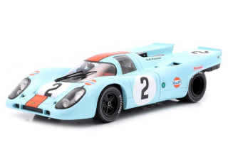 Porsche 917K Gulf #2 Pedro Rodriguez, Leo Kinnunen, Brian Redman Winner 24h Daytona 1970 1:18 CMR