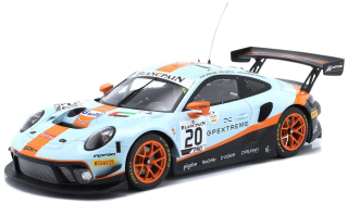Porsche 911 991 GT3 R 4.0L Flat-6 Team GPX Racing #20 Lietz/Christensen/Estre Winner 24H Spa 2019 1:18 Ixo Models