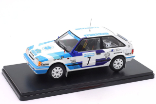 Mazda 323 4WD #7 I. Carlsson, P. Carlsson Winner Rally Sweden 1989 1:24 Hachette